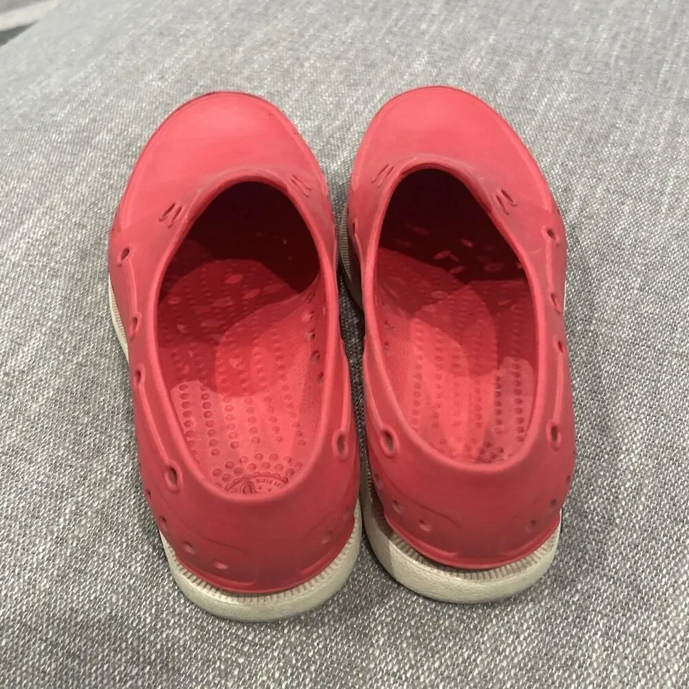 Native Howard Boat Shoes Womens 6 Mens Kids 4 Slip On Comfort Shoes Pink